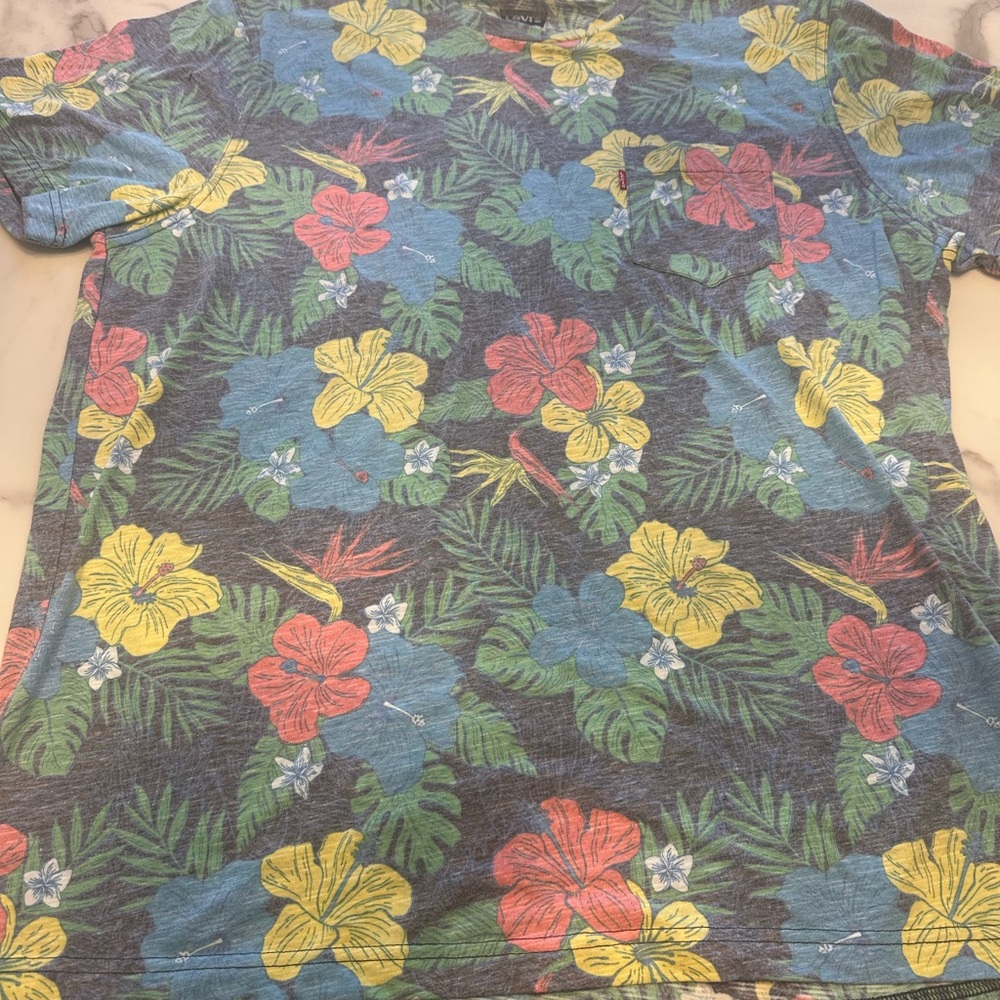 Levi's Tropical Floral Short Sleeve Tee - Multicolor